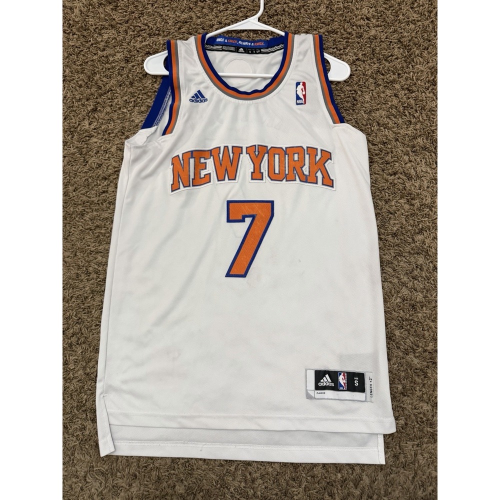 adidas New York Knicks Carmelo Anthony #7 Swingman Jersey Men's Size Small